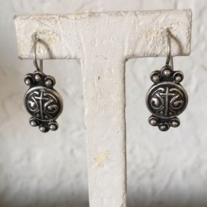 Vintage Sterling silver drop earrings